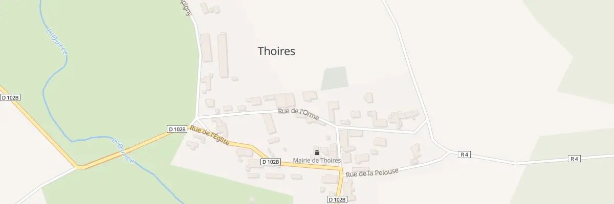 Plan du 9007 Rue de l’Orme à Thoires