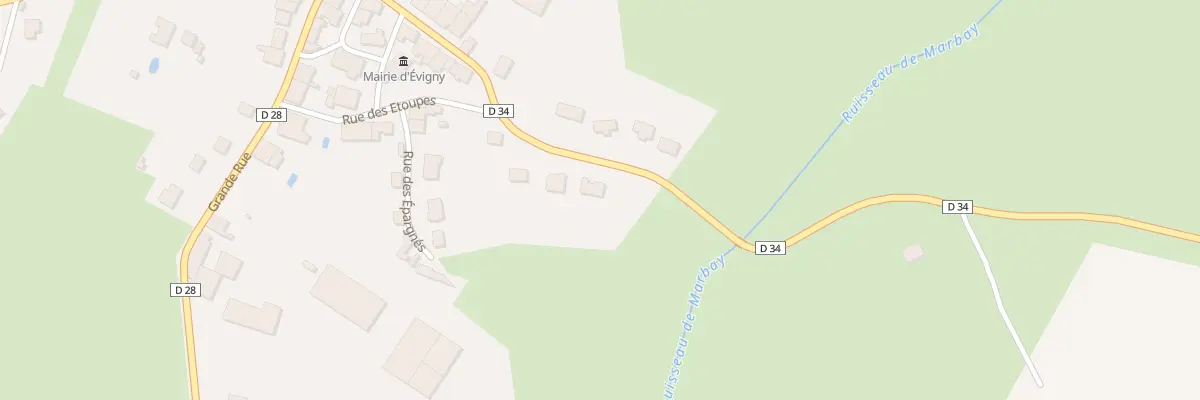 Plan du 20 Rue des Paquis à Évigny