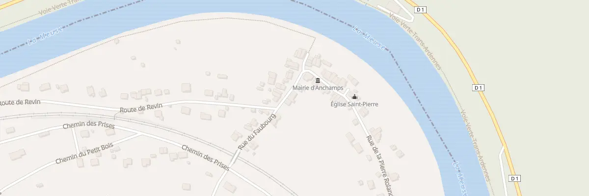 Plan du 3 Rue du Commandant Lefèvre à Anchamps