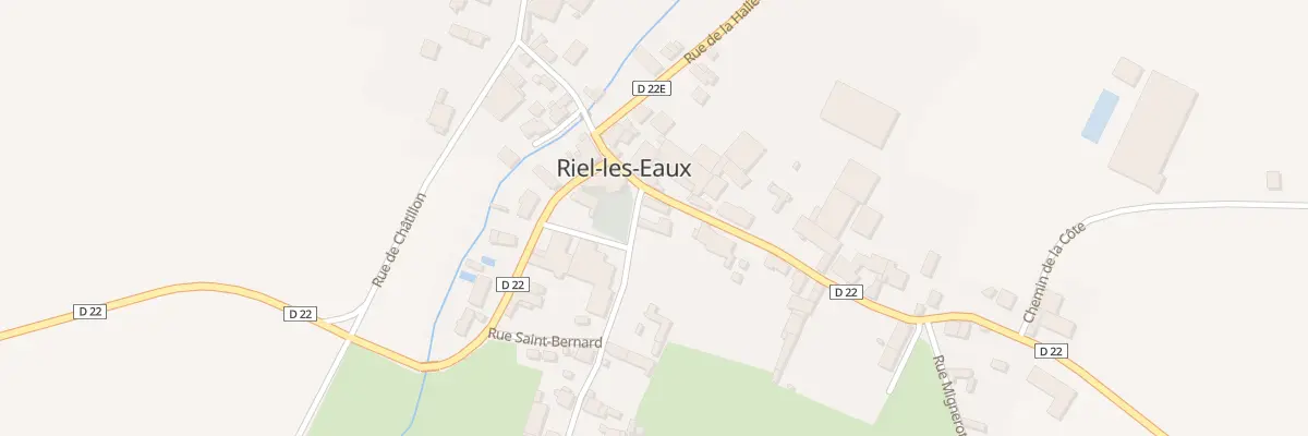 Plan du 1 Rue du Bugnon à Riel-les-Eaux