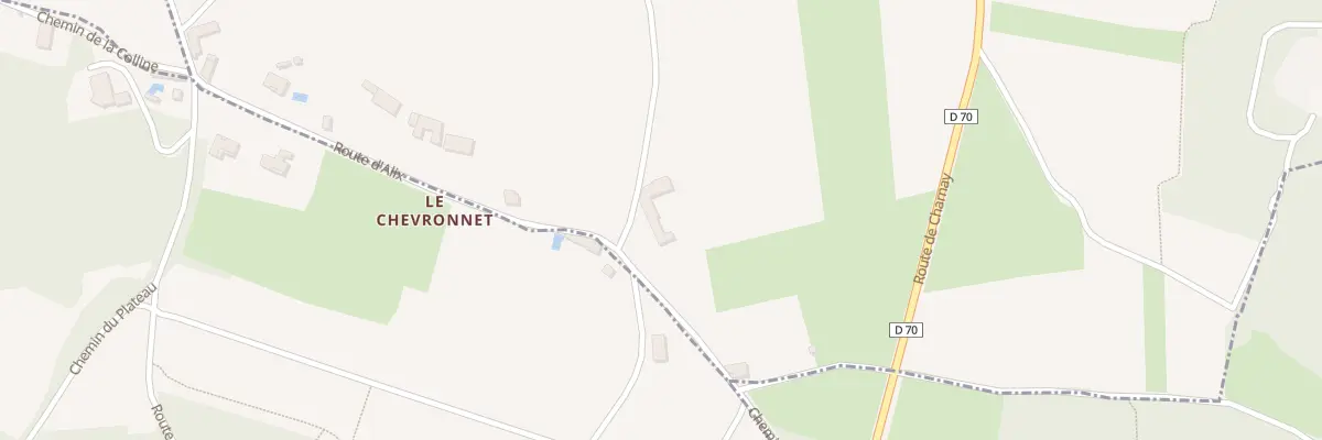 Plan du 166 Rte d’Alix à Marcy