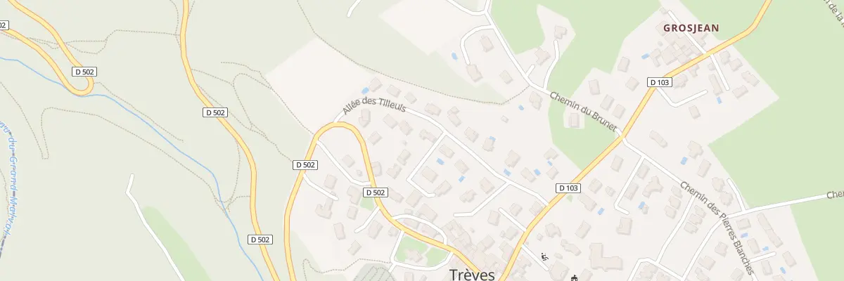 Plan du 5181 Le Bourg à Trèves