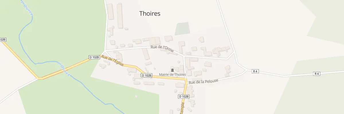 Plan du 9012 Rue de l’Orme à Thoires