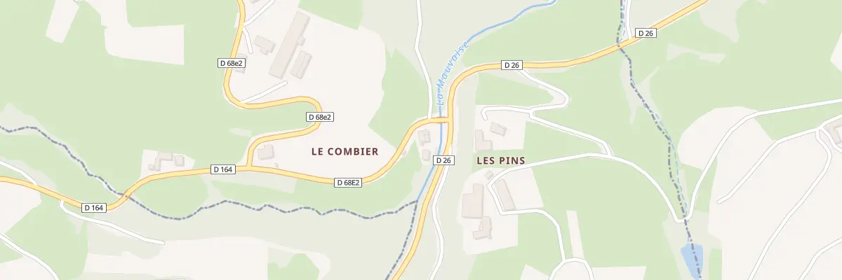 Plan du 1138 Rte des Chavannes à Émeringes