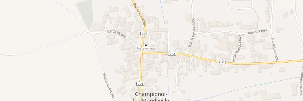 Plan du 2 Pl de la Mairie à Champignol-lez-Mondeville