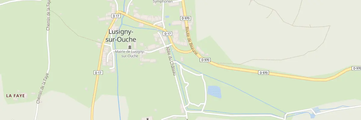Plan du 1 Rue de l’Ancien Presbytère à Lusigny-sur-Ouche