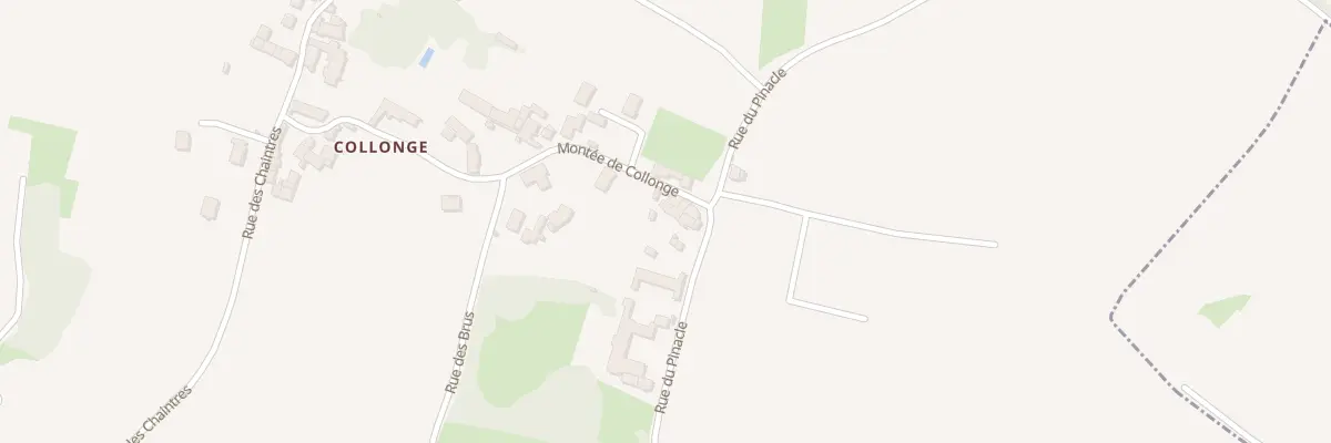 Plan du 5 Mte de Collonge à Saint-Vallerin