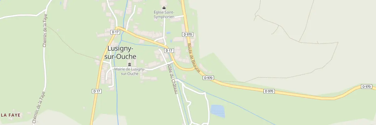 Plan du 2 Rue de l’Ancien Presbytère à Lusigny-sur-Ouche