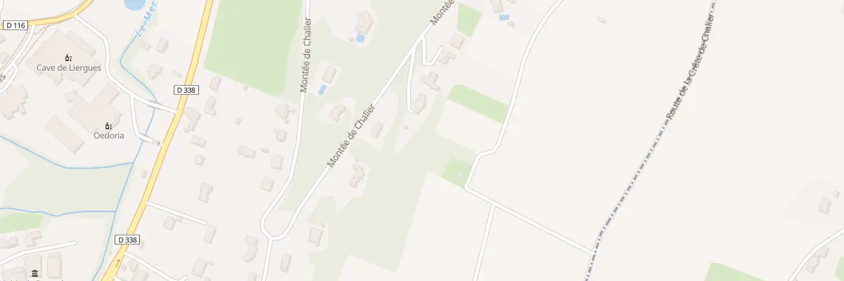 Plan du 5283 Chalier à Porte des Pierres Dorées