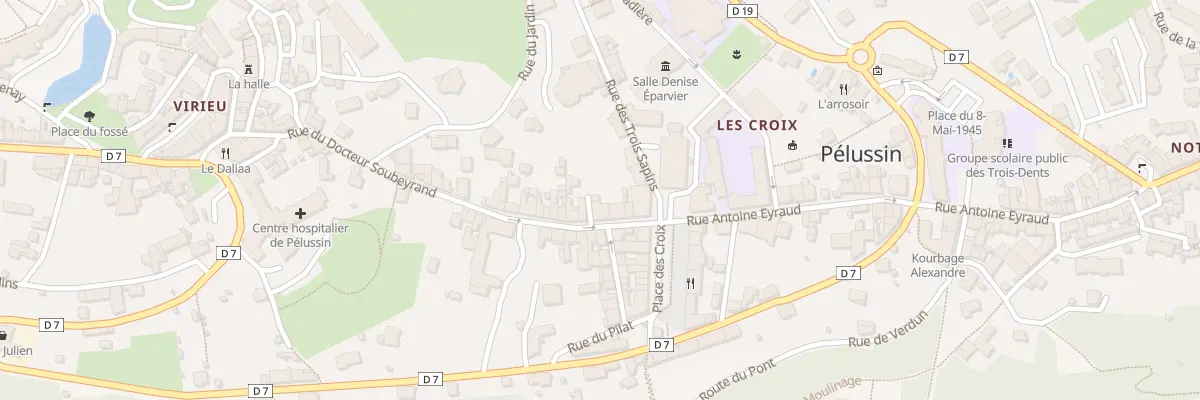 Plan du 2 Imp de la Boulangerie à Pélussin