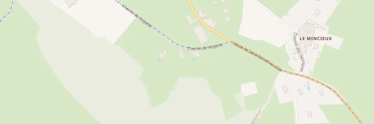 Plan du 3 Che de Volpatte à Dargoire