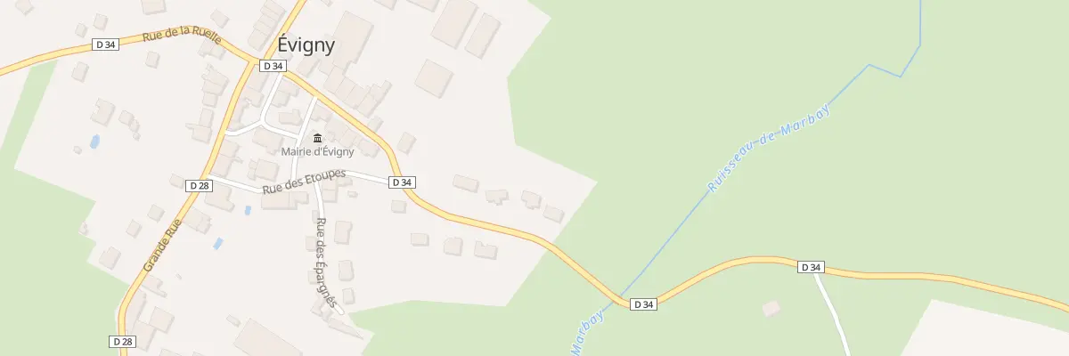 Plan du 21 Rue des Paquis à Évigny