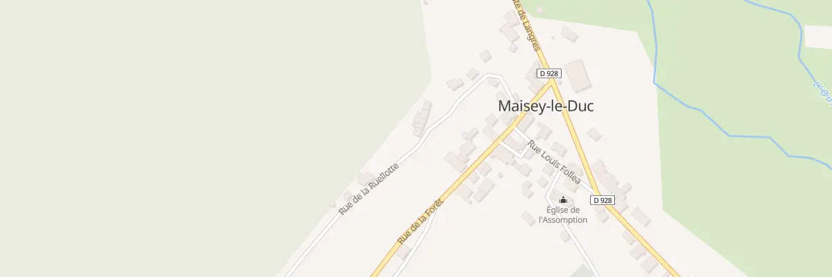 Plan du 12B Rue de la Ruellotte à Maisey-le-Duc