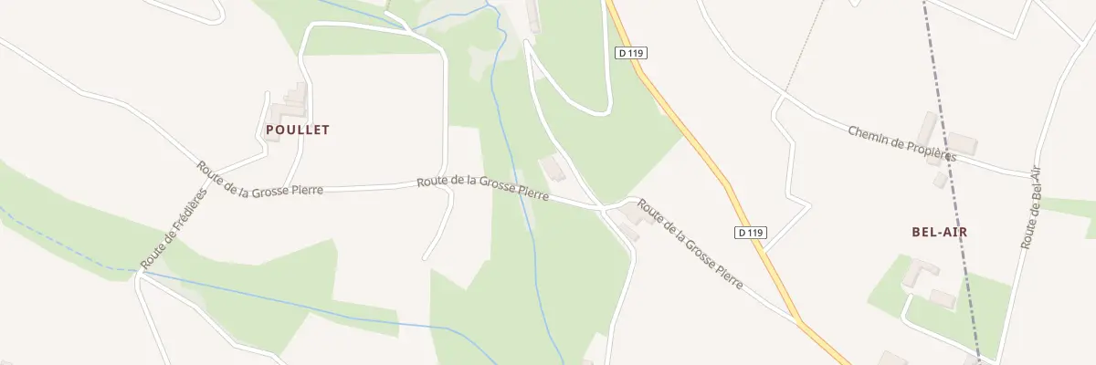 Plan du 725 Rte de la Grosse Pierre à Chiroubles