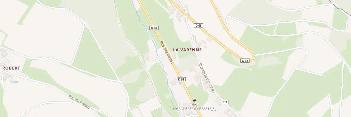 Plan du 412 Rue des Ecoles à Jullié