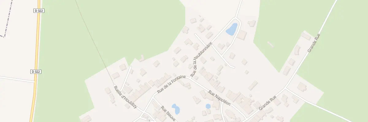Plan du 1 Rue de la Houblonniere à Damouzy