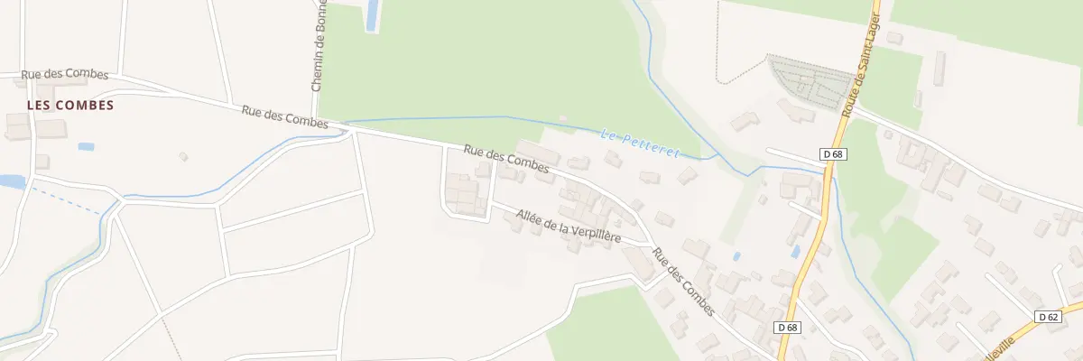 Plan du 275 Rue des Combes à Charentay