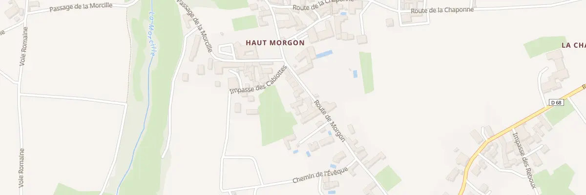 Plan du 746 Rte de Morgon à Villié-Morgon