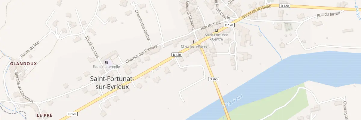 Plan du 410 Rte de la Vallée à Saint-Fortunat-sur-Eyrieux