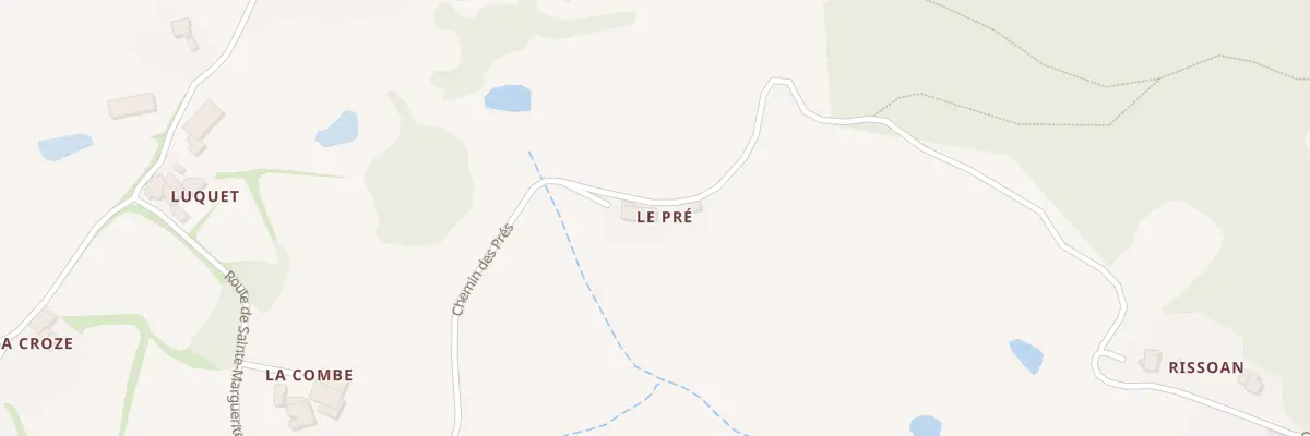 Plan du 5019 Le Pre à Gilhoc-sur-Ormèze