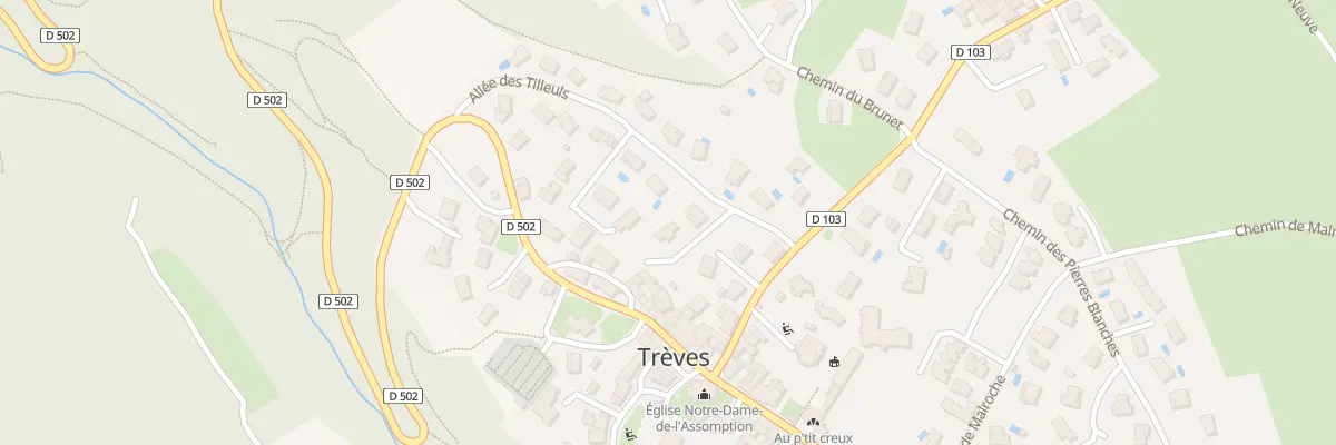 Plan de All des Tilleuls à Trèves