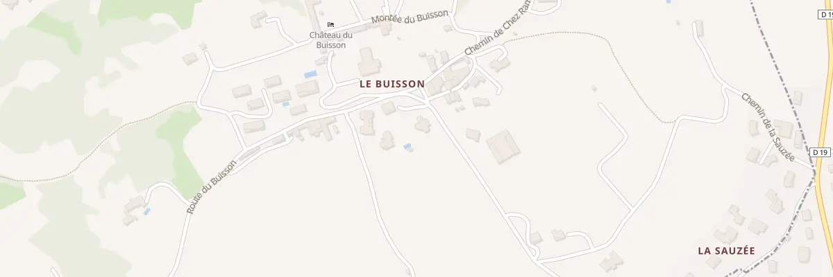 Plan du 673 Rte du Buisson à Véranne