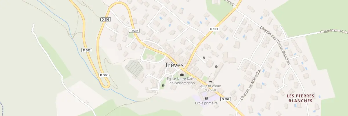 Plan du 515 Rte des Deux Vallées à Trèves
