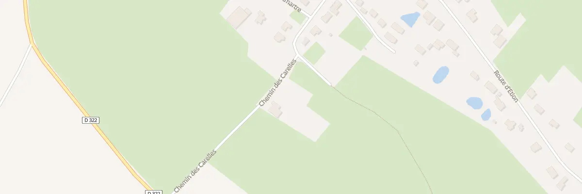 Plan du 5 Che des Carelles à Damouzy