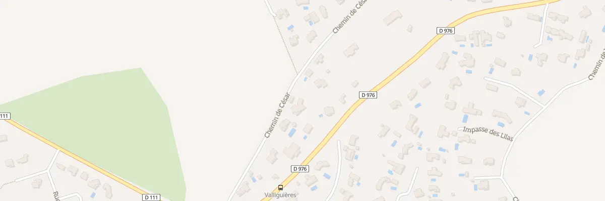 Plan du 379 Che de César à Rochefort-du-Gard