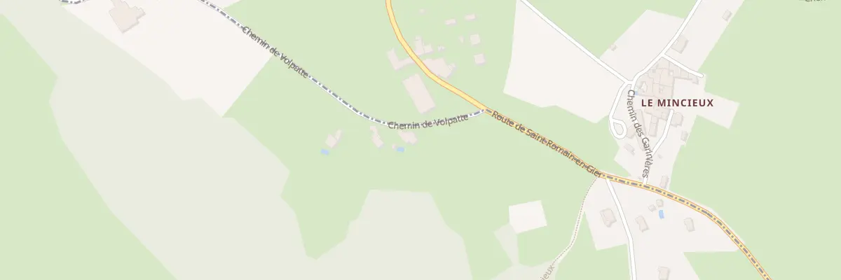 Plan du 1 Che de Volpatte à Dargoire