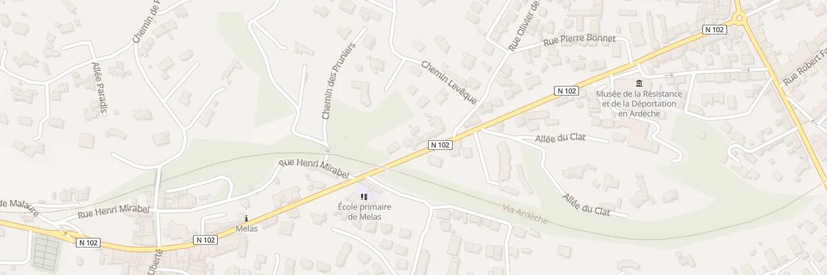 Plan du 38 Av Joliot Curie au Teil