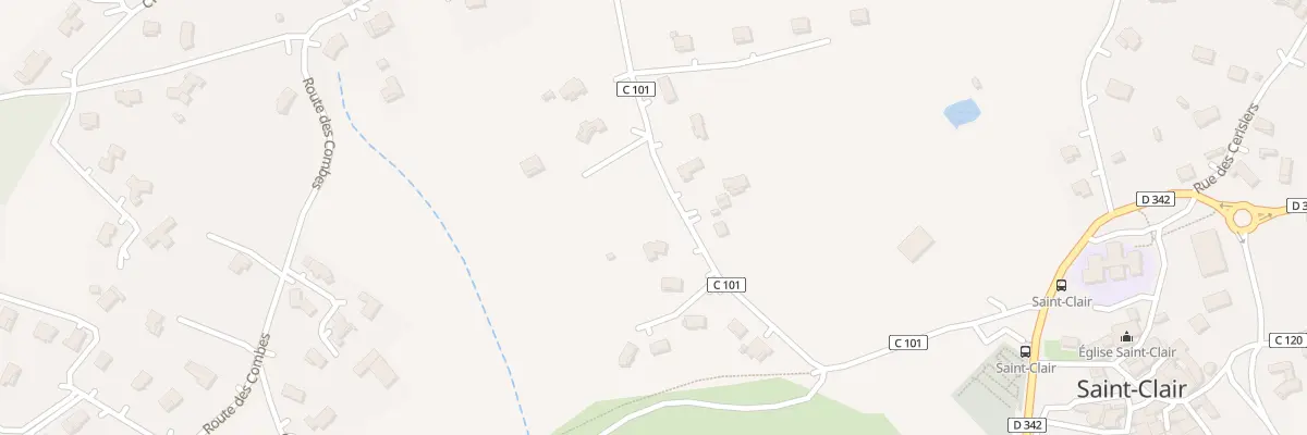 Plan du 345 Mte des Sequoias à Saint-Clair