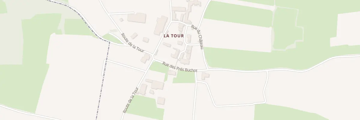 Plan du 5075 La Tour à Saint-Vallerin