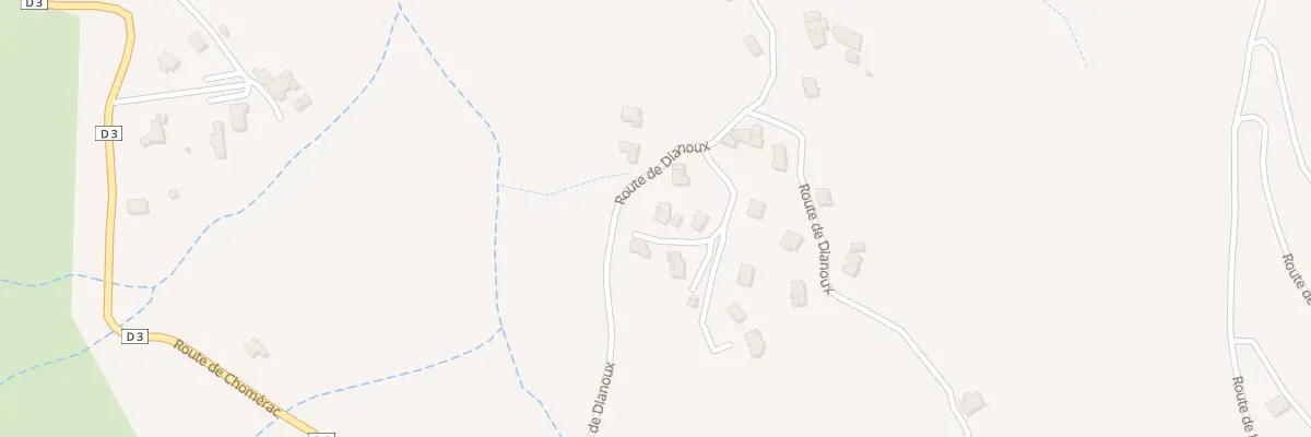 Plan du 5090 Dianoux à Saint-Bauzile