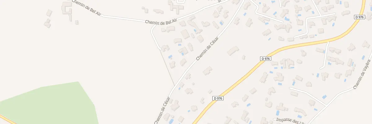 Plan du 236 Che de César à Rochefort-du-Gard