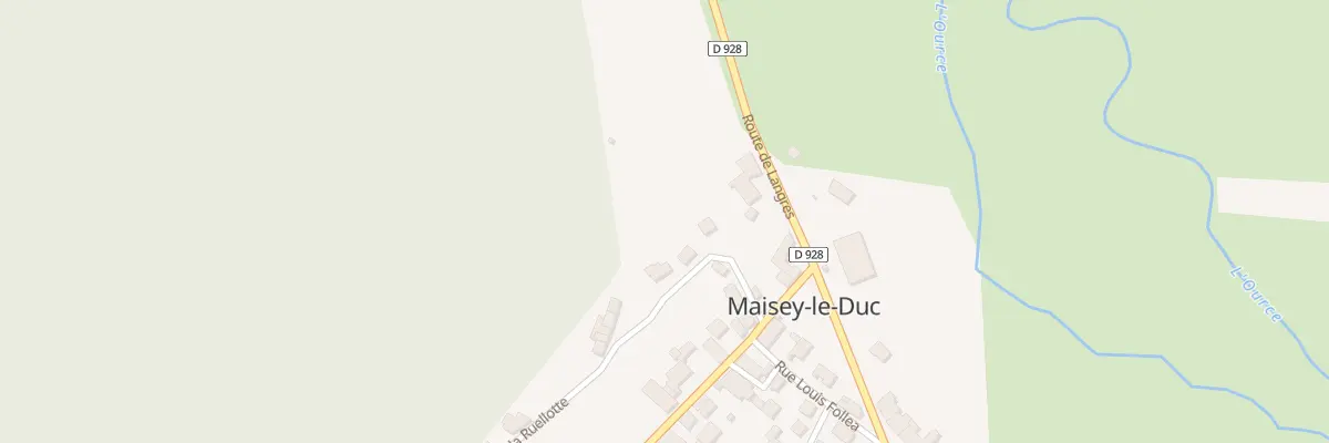 Plan du 4B Rue de la Ruellotte à Maisey-le-Duc