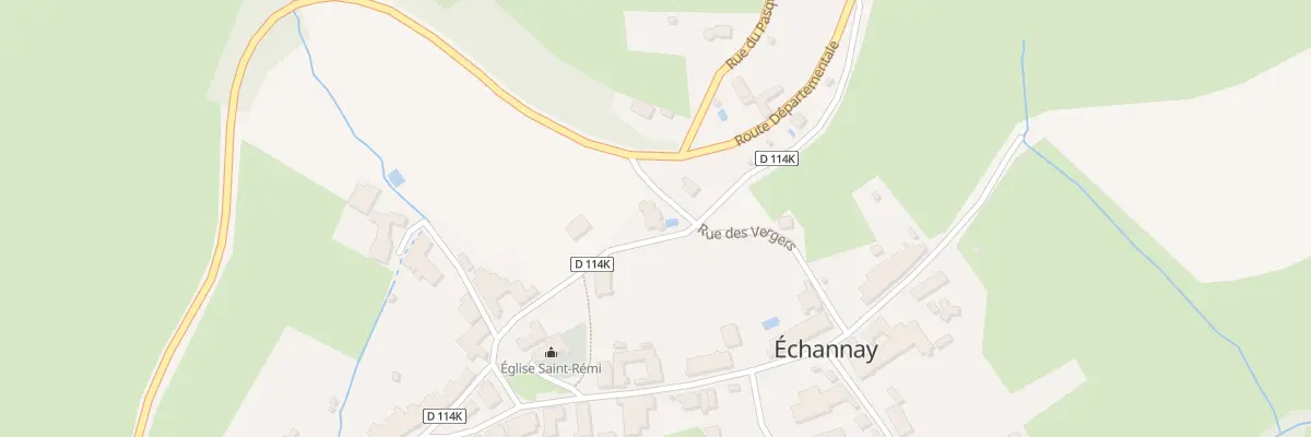 Plan du 5 Rue des Vergers à Échannay