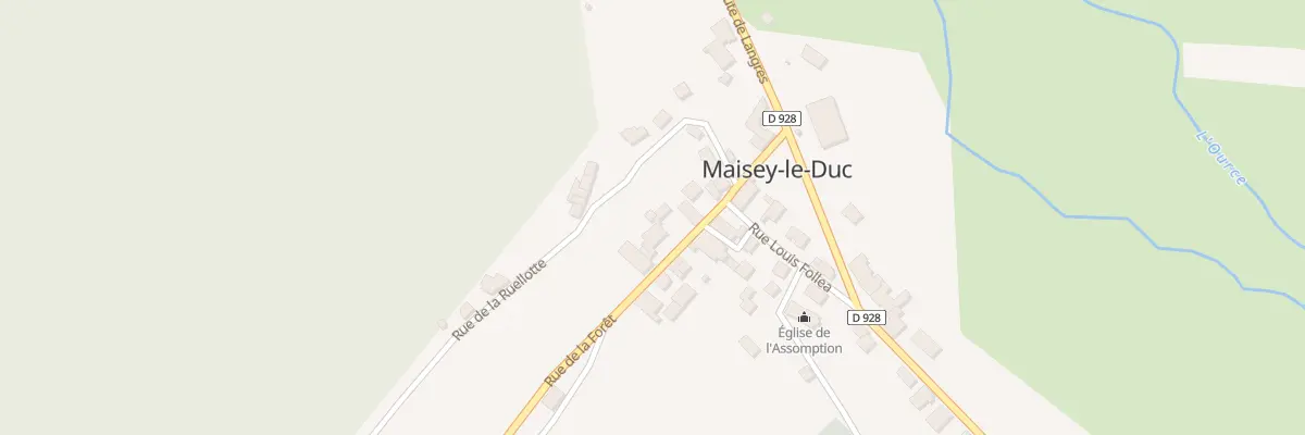 Plan du 12 Rue de la Forêt à Maisey-le-Duc