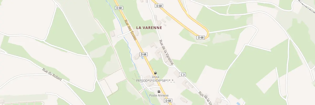 Plan du 377 Rue de la Varenne à Jullié