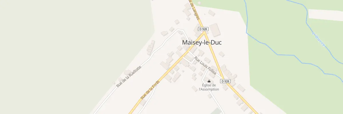 Plan du 10B Rue de la Forêt à Maisey-le-Duc