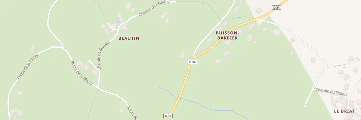 Plan du 667 Rte de la Garde à Roisey