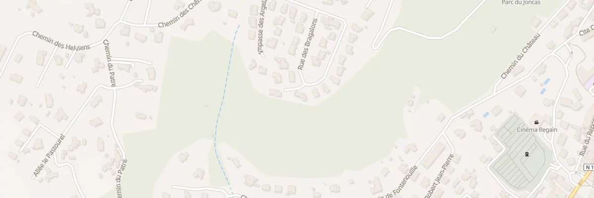 Plan du 25 Rue de Bragalons au Teil