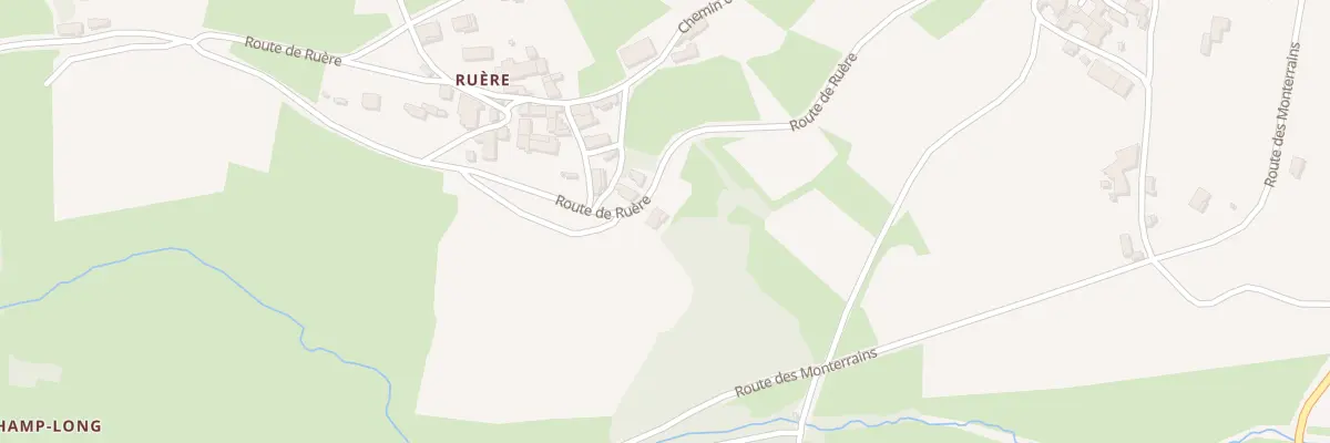 Plan du 5517F Ruere à Pierreclos