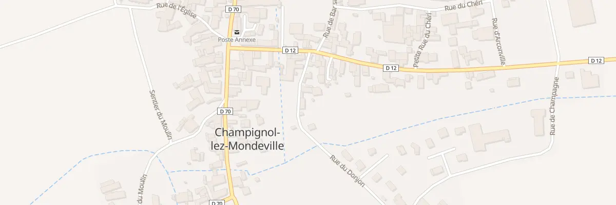 Plan du 5 Rue du Donjon à Champignol-lez-Mondeville