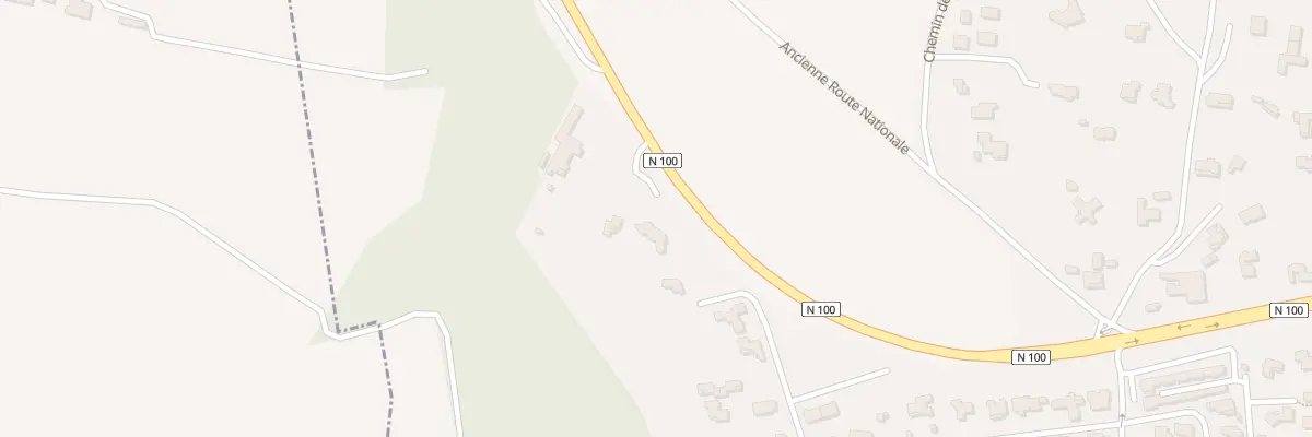 Plan du 620 Rte N 100 à Saze