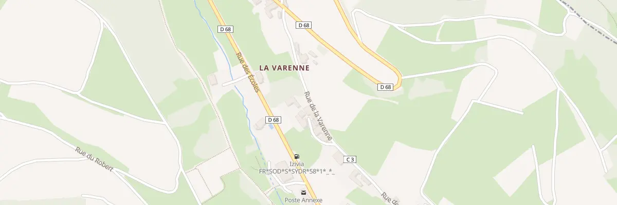 Plan du 370 Rue de la Varenne à Jullié