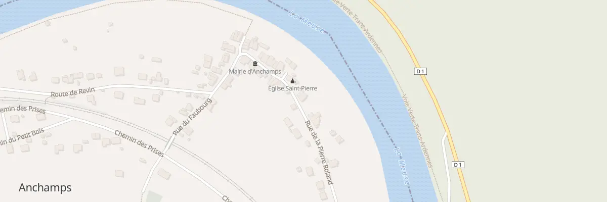 Plan du 2 Rue de la Pierre Roland à Anchamps