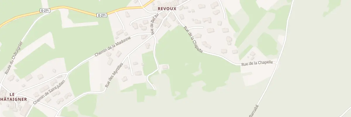 Plan du 43Q Imp du Reservoir à Brossainc