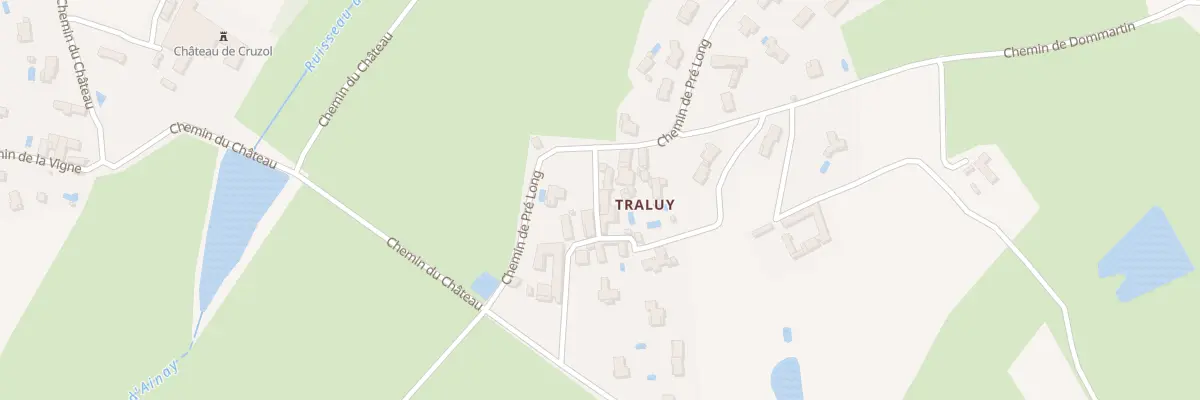 Plan du 5338 Che du Pioule à Lentilly