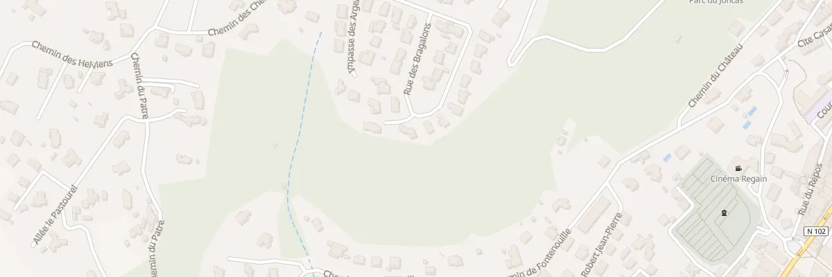 Plan du 25B Rue de Bragalons au Teil